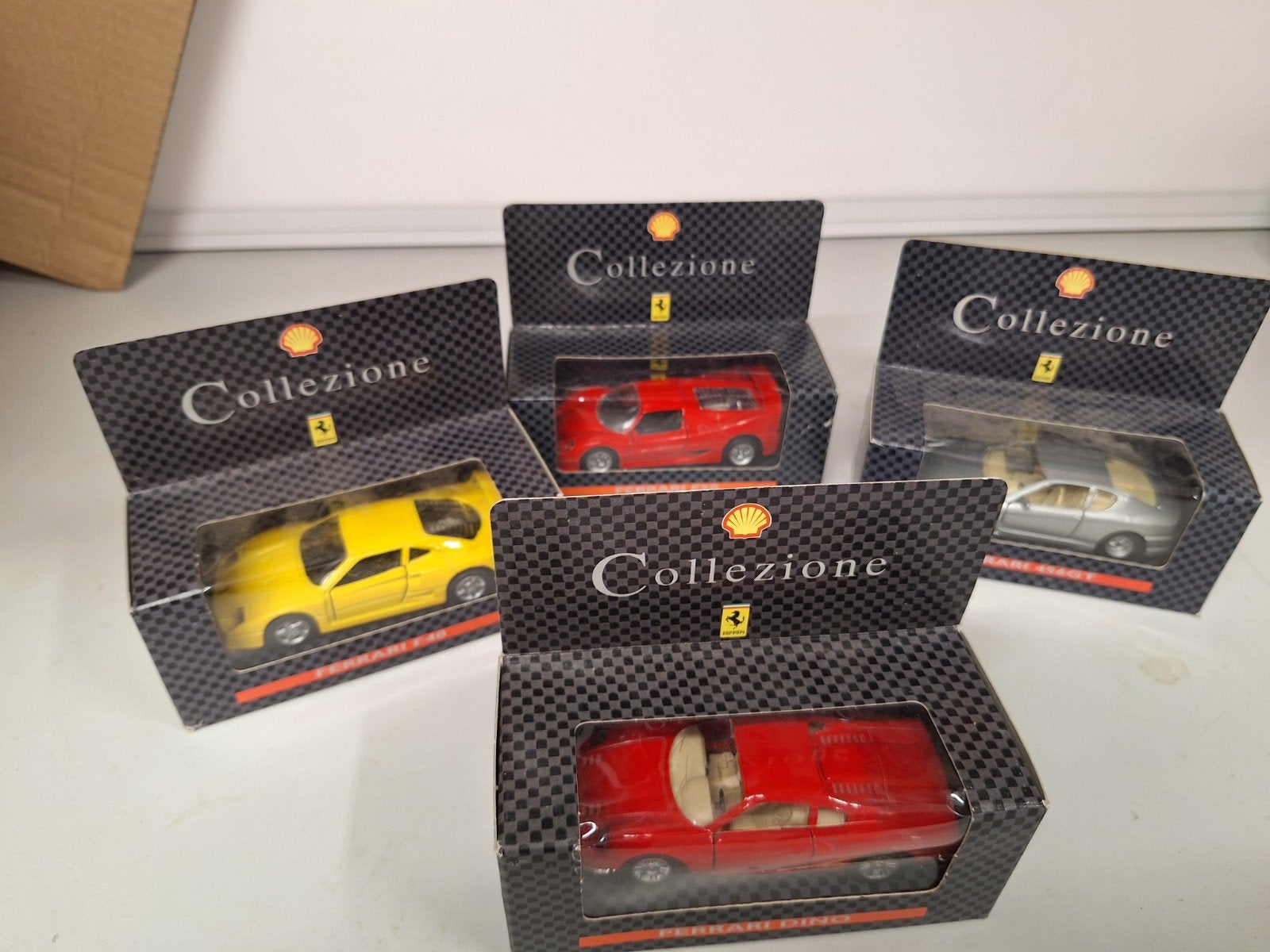 Shell Collezione Ferrari modelauto's - Set van 4, Hobby en Vrije tijd, Ophalen of Verzenden
