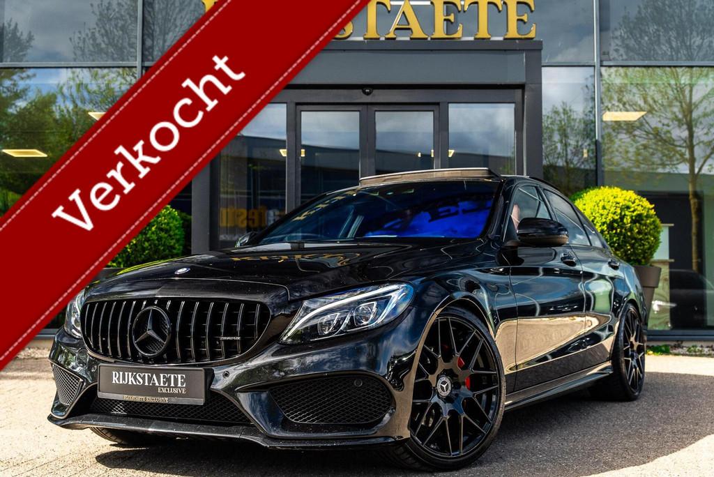 Mercedes C-klasse C220 CDI Prestige|PANO|BURMESTER|MEMORY|20, Auto's, Mercedes-Benz, Automaat, Euro 5, Achterwielaandrijving, 4 cilinders