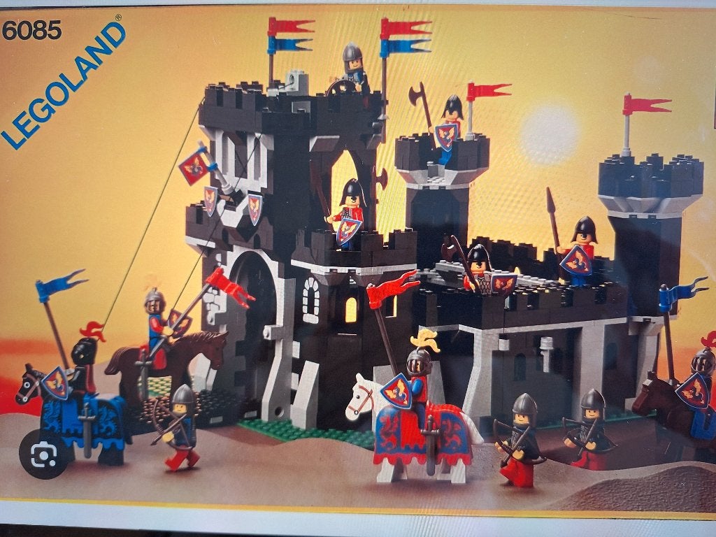 Lego: 6085 Black Monarch's Castle, Knight zwarte kasteel *, Gebruikt, Lego, Ophalen of Verzenden, Castle