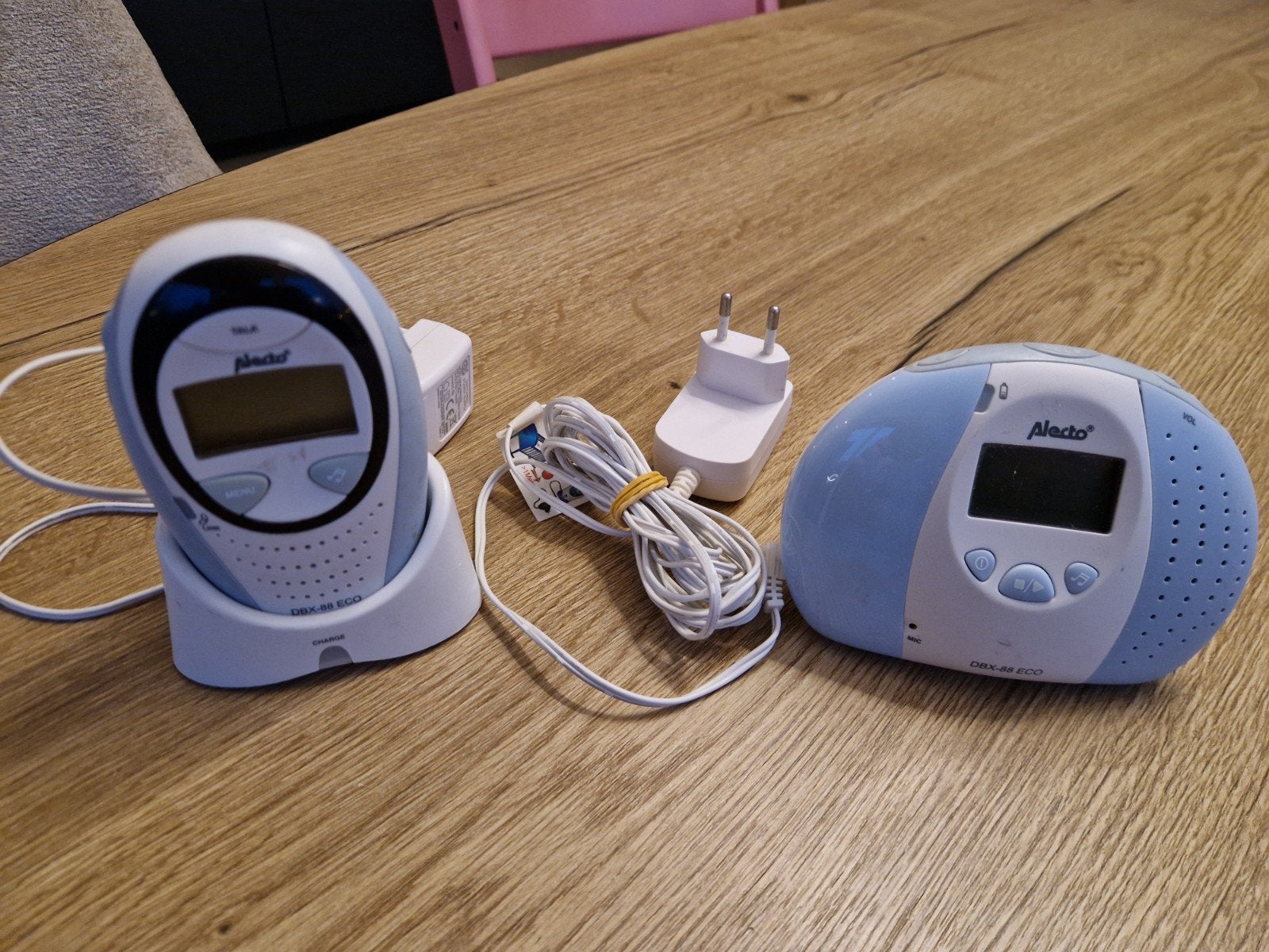 Alecto DBX-88 ECO Babyfoon, Ophalen of Verzenden, Gebruikt, 100 tot 250 meter, Digitaal