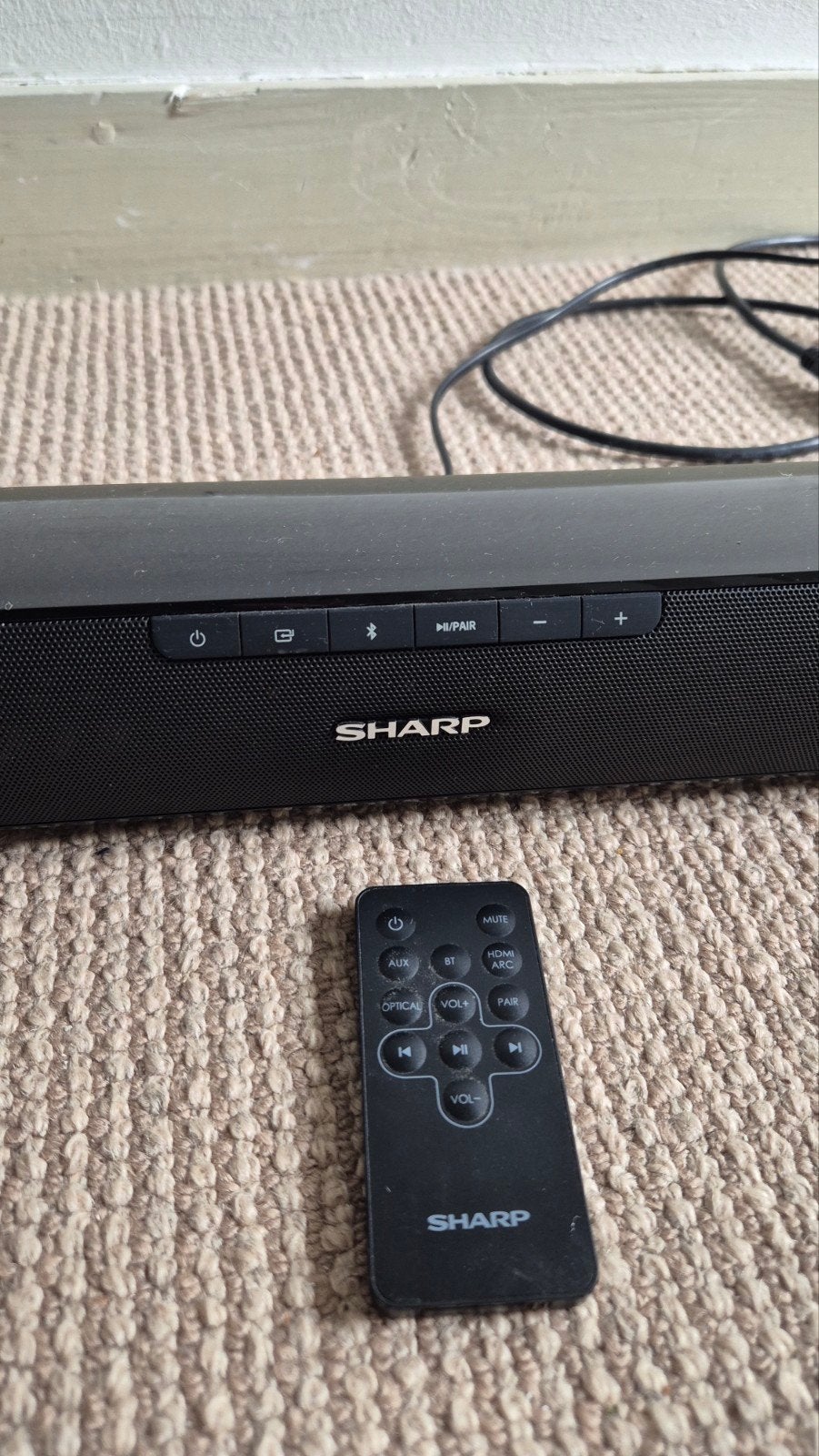 Sharp Soundbar HT-SB95 met afstandsbediening, Ophalen, Bluetooth, Gebruikt