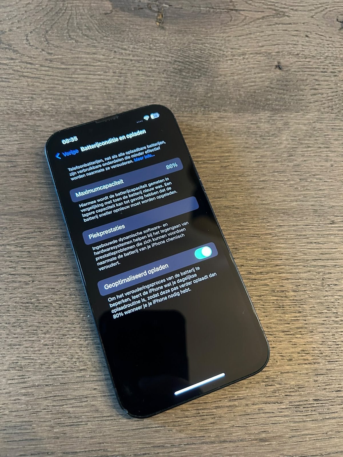 iPhone 13 Zwart 128 GB- 86% batterijconditie