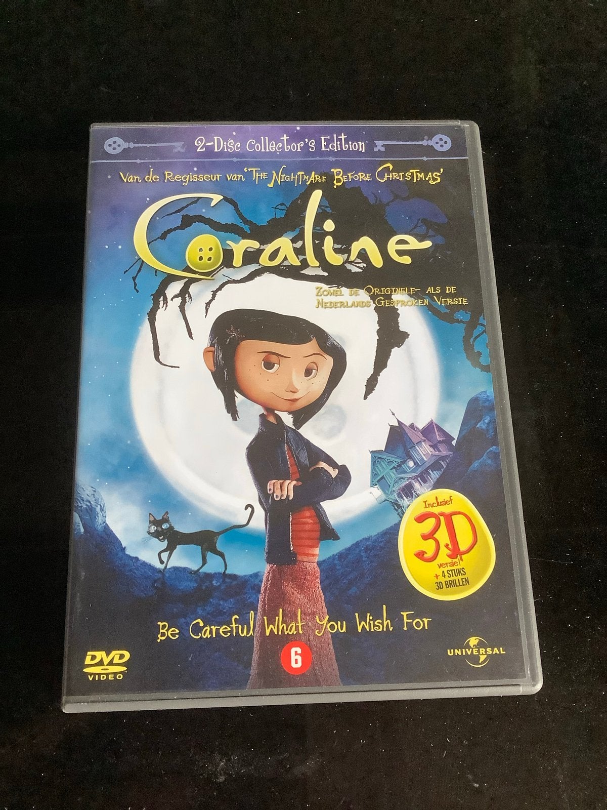 Coraline 2-Disc Collector's Edition DVD (2D & 3D), Engels, Animatie, Speciale editie, Nederlands