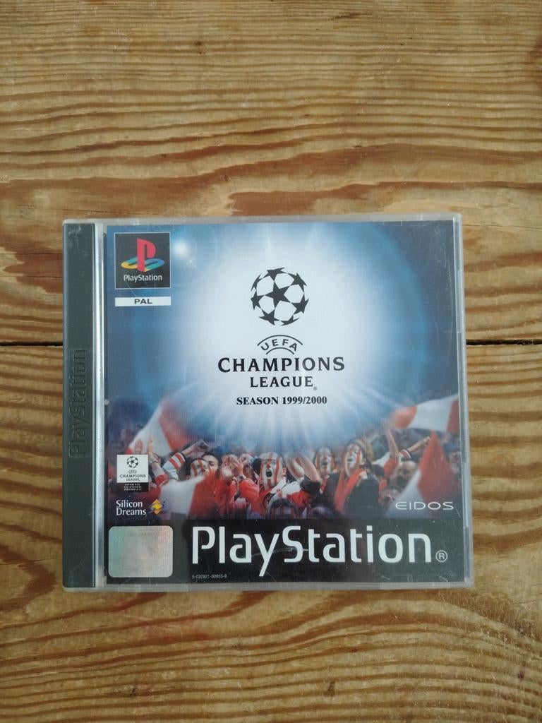 UEFA Champions League Season 1999/2000 - PlayStation 1, Gebruikt, 2 spelers, Ophalen of Verzenden, Vanaf 3 jaar