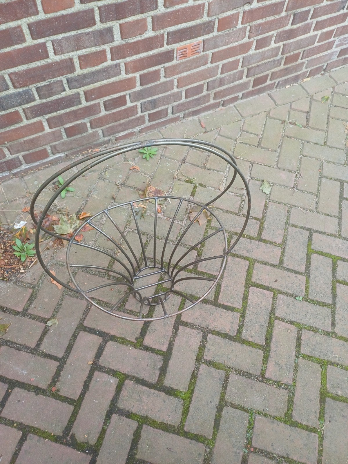 Metalen plantenstandaard / bloempot houder, Tuin en Terras, Ophalen, Gebruikt, 40 cm of meer, Metaal