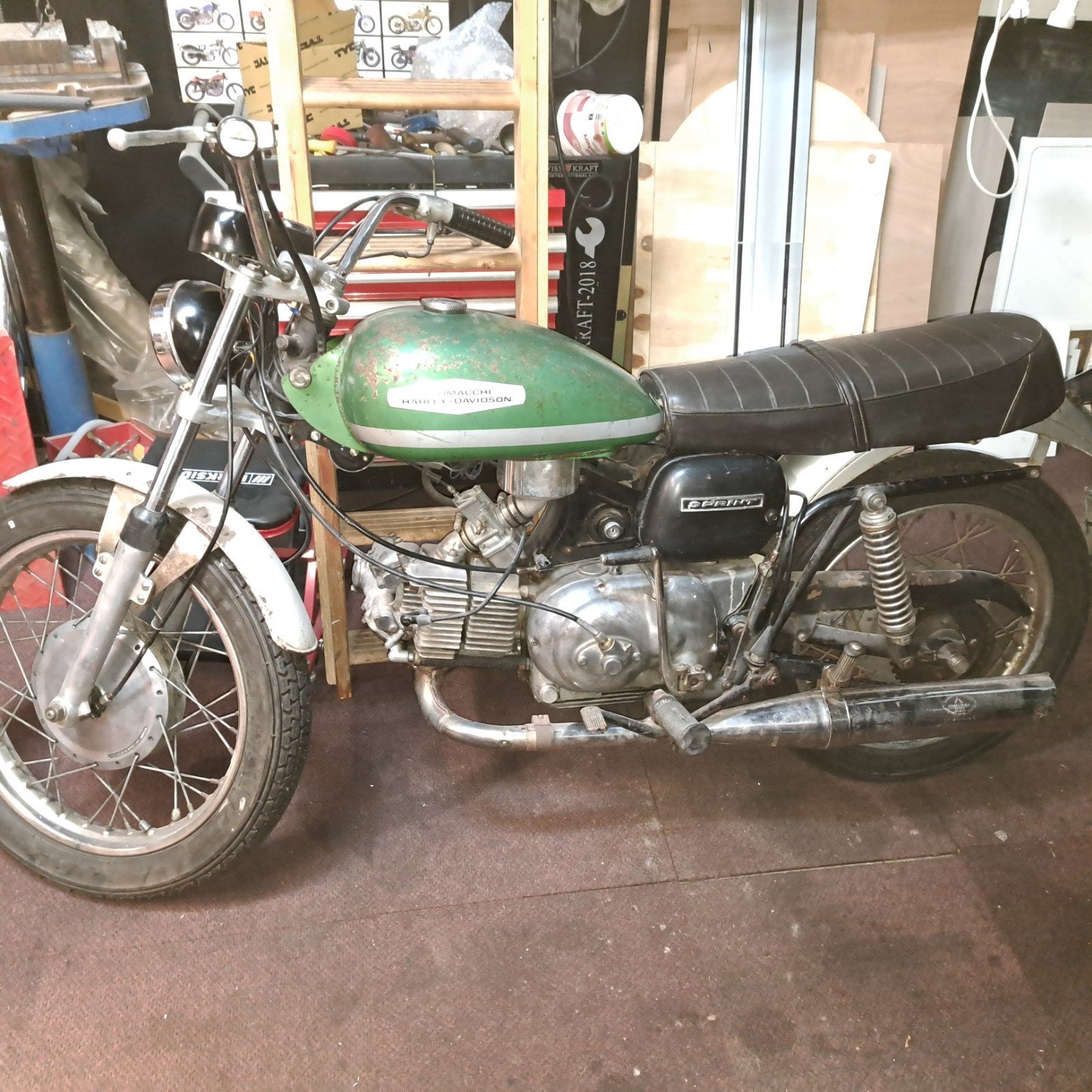 Aermacchi Harley-Davidson Sprint - Klassieke motorfiets, Motoren, Particulier, Chopper