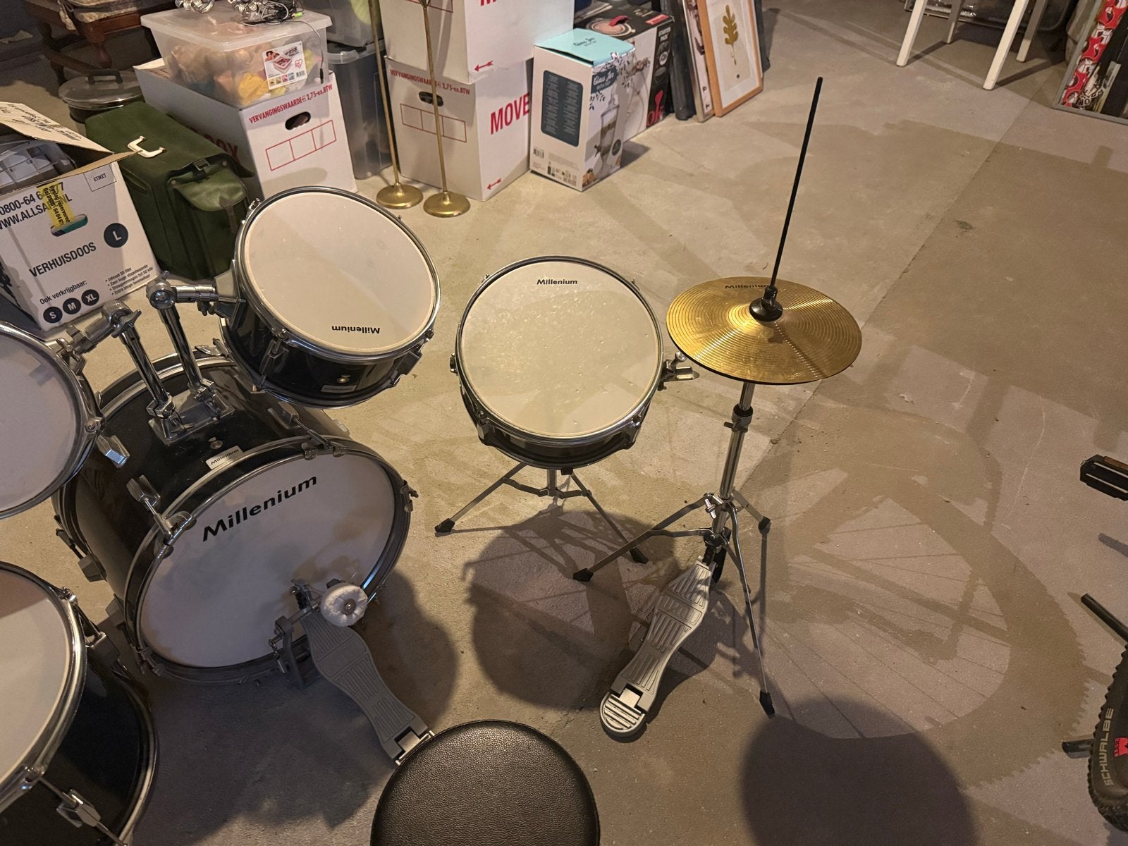 Millennium drumstel voor kinderen - Compleet en Gebruikt, Muziek en Instrumenten, Drumstellen en Slagwerk, Ophalen, Gebruikt, Overige merken