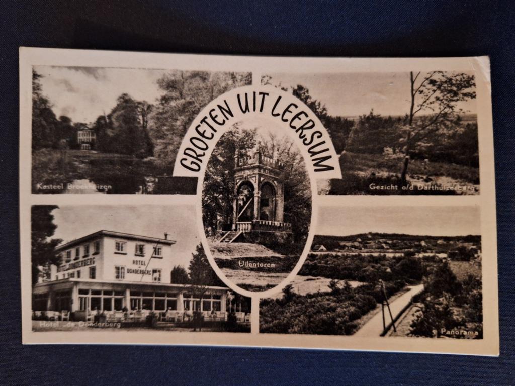 Fotokaart Leersum, Ophalen of Verzenden, Gelopen, Utrecht