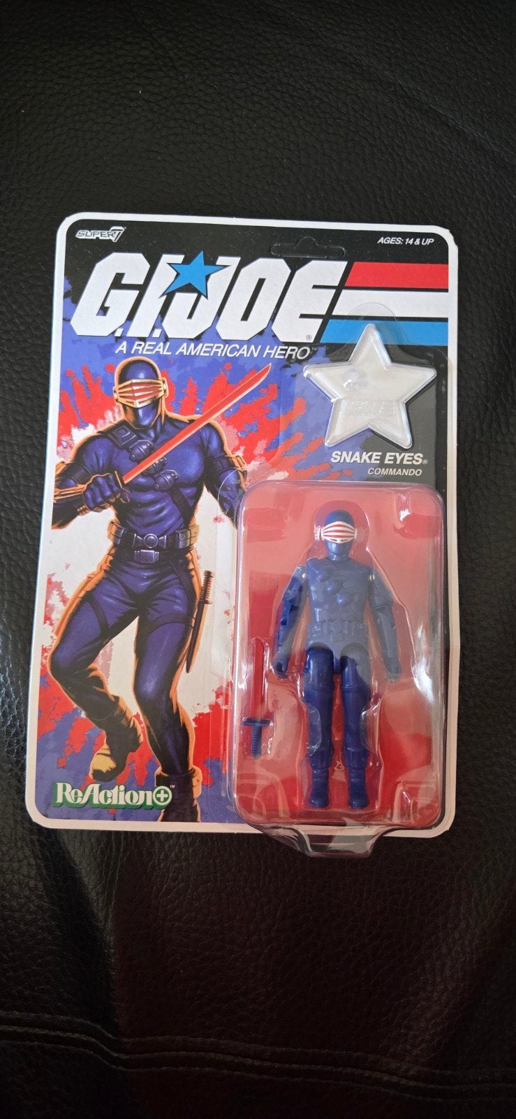 Gi joe gijoe snake eyes reaction+, Ophalen of Verzenden, Nieuw, Actiefiguurtje
