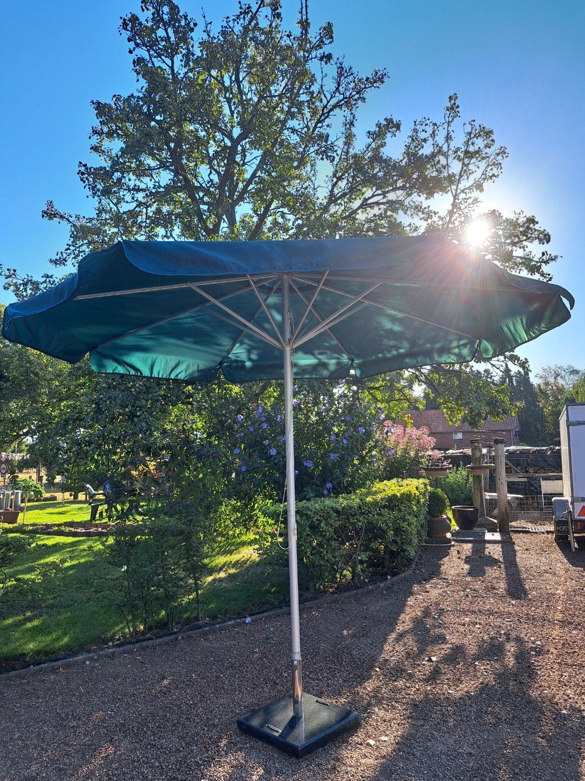 parasol + voet, Ophalen, Minder dan 1 meter, Parasolvoet