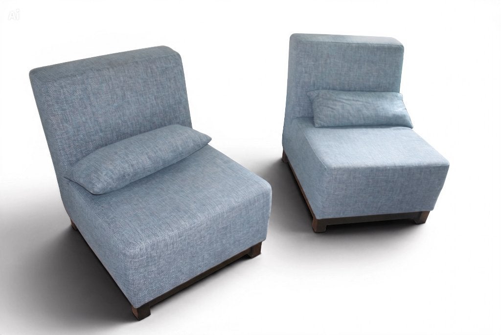 Luxe fauteuils in lichtblauwe stof ; Keijser & Co 2x, Huis en Inrichting, Fauteuils, Ophalen, Arkelse Onderweg 4 4206 AH, Gorinchem