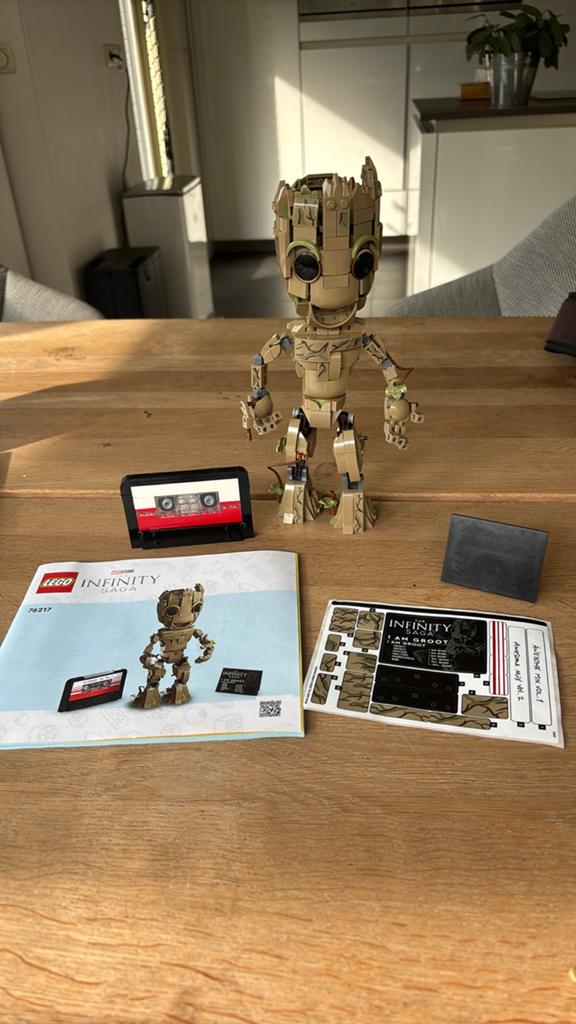 LEGO I Am Groot (76217) - Marvel Infinity Saga, Ophalen of Verzenden, Zo goed als nieuw, Overige merken