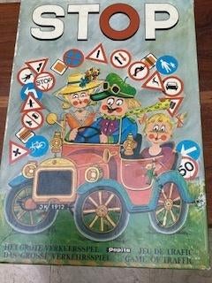 Stop! Retro Verkeersspel uit de jaren '70, Drie of vier spelers, Ophalen of Verzenden, Zo goed als nieuw
