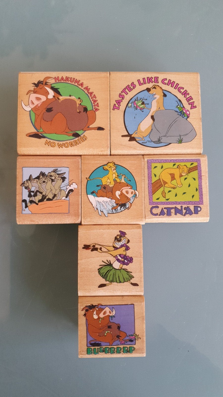 Nieuwe Lion King houten stempels van Rubber Stampede, Ophalen of Verzenden, Nieuw, Houten stempel