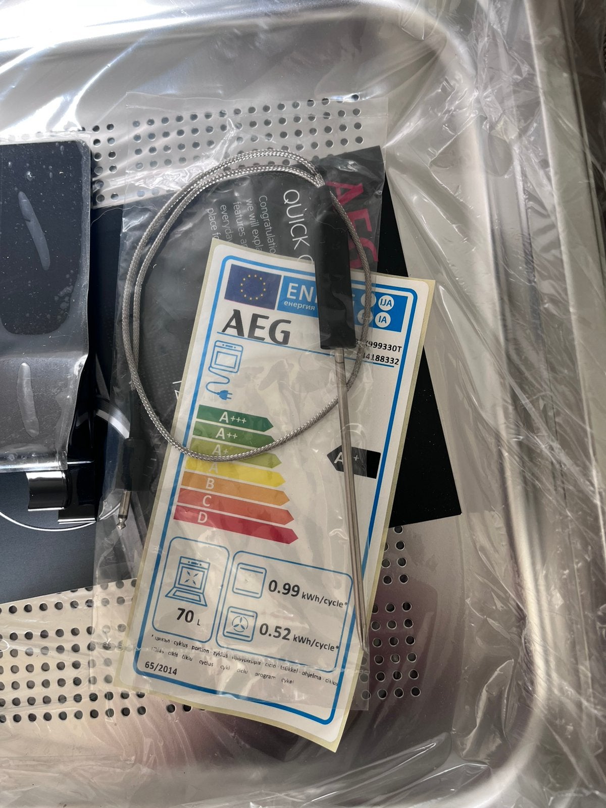 Aeg vlees/vis thermometer, Ophalen of Verzenden, Nieuw