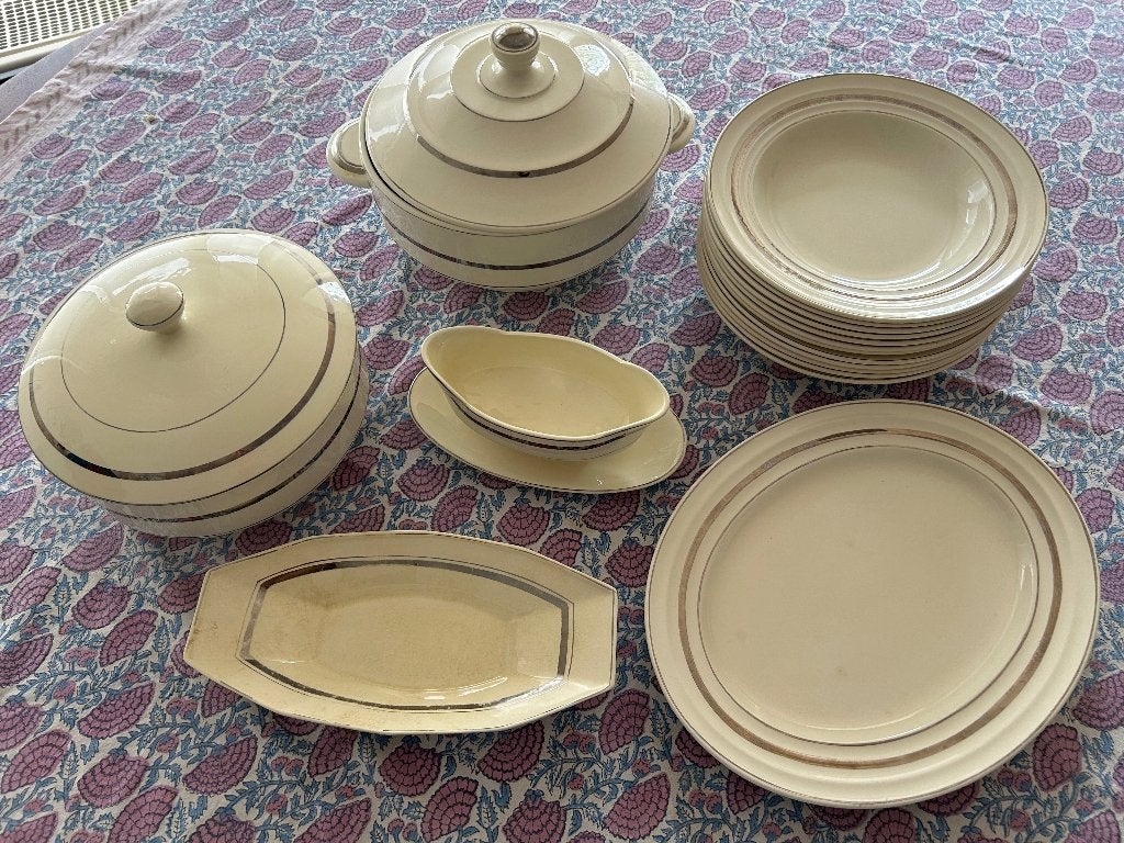 vintage art deco servies, Antiek en Kunst, Ophalen
