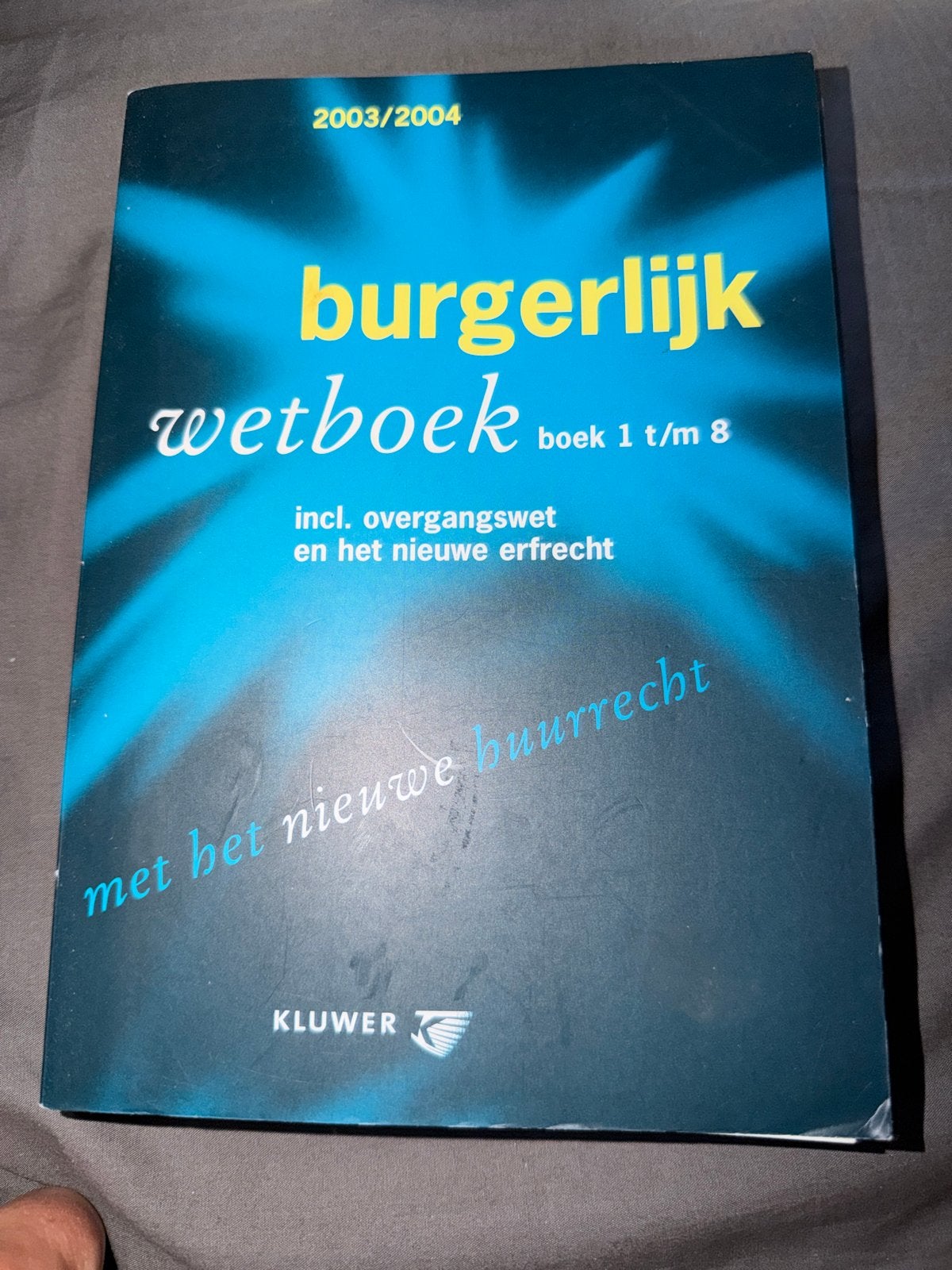D3.  Burgerlijk Wetboek 2003/2004 - Boek 1 t/m 8, Ophalen of Verzenden, Gamma, Zo goed als nieuw, HBO