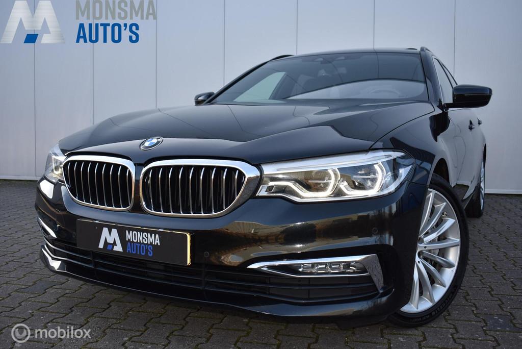 BMW 540xd Touring Sapphirschwarz Pano Massage H/K Standkache, Automaat, Gebruikt, 2993 cc, 2000 kg