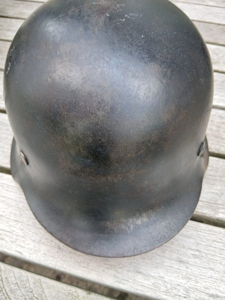 WW2 Duitse xx helm, Ophalen, Duitsland, Helm of Baret