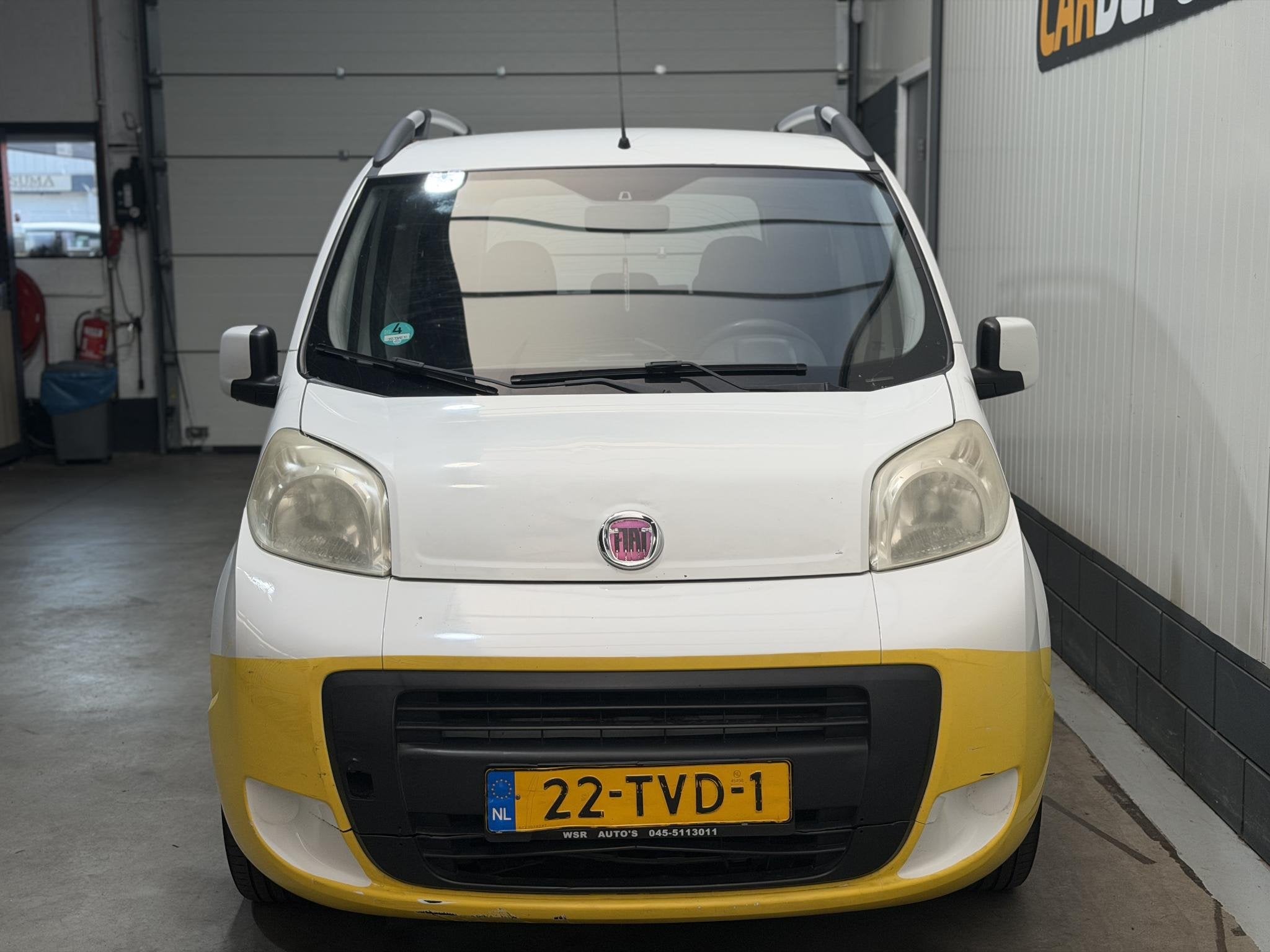 Fiat Qubo 1.4 Nat.Pow. Actual op Gas Airco 5 Deurs Jaar APK, Auto's, Fiat, Voorwielaandrijving, Euro 5, Stof, Gebruikt