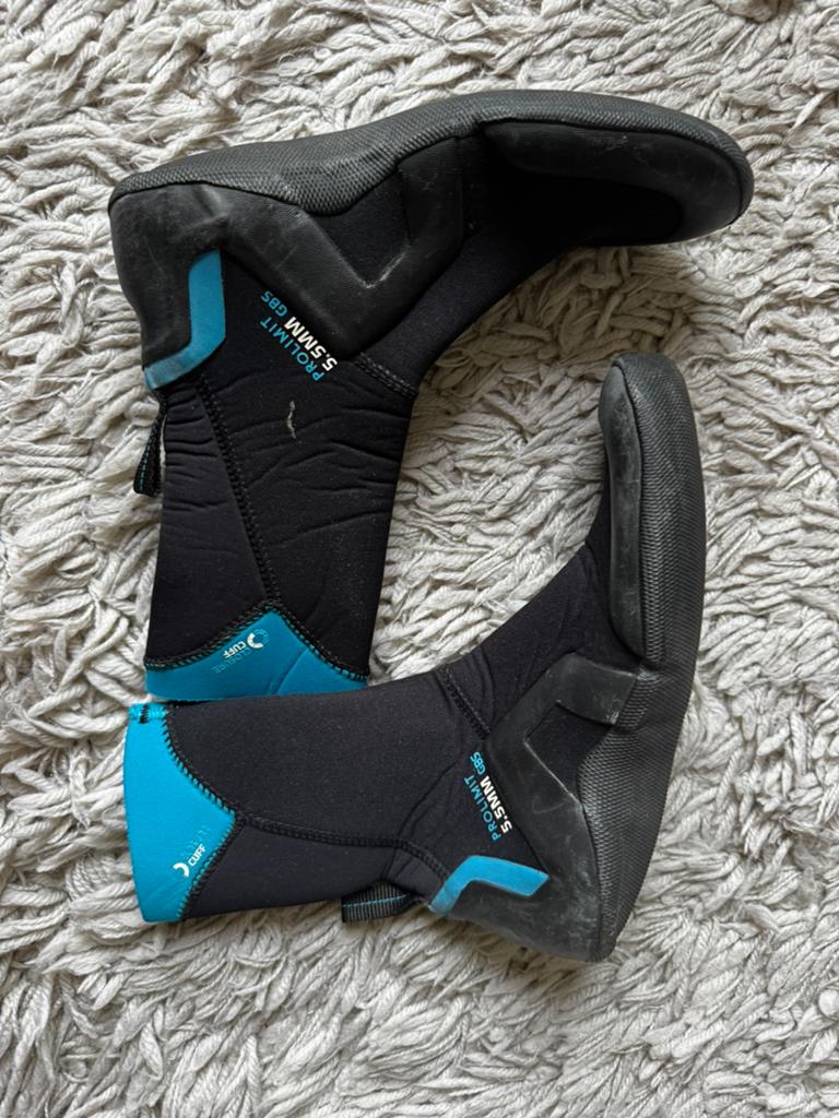 Prolimit 5.5mm GBS surfschoenen maat 38, Ophalen of Verzenden, Zo goed als nieuw, Zeil- of Surfschoenen