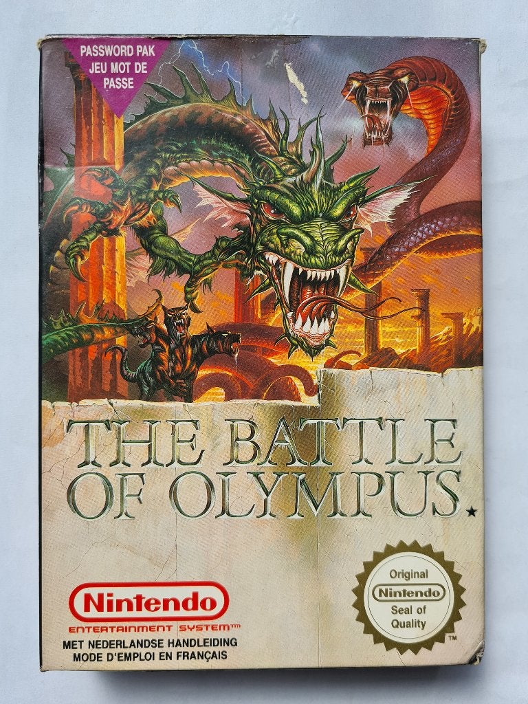 the BATTLE of OLYMPUS fah, Spelcomputers en Games, Games | Nintendo NES, Gebruikt, 1 speler, Racen en Vliegen, Ophalen of Verzenden