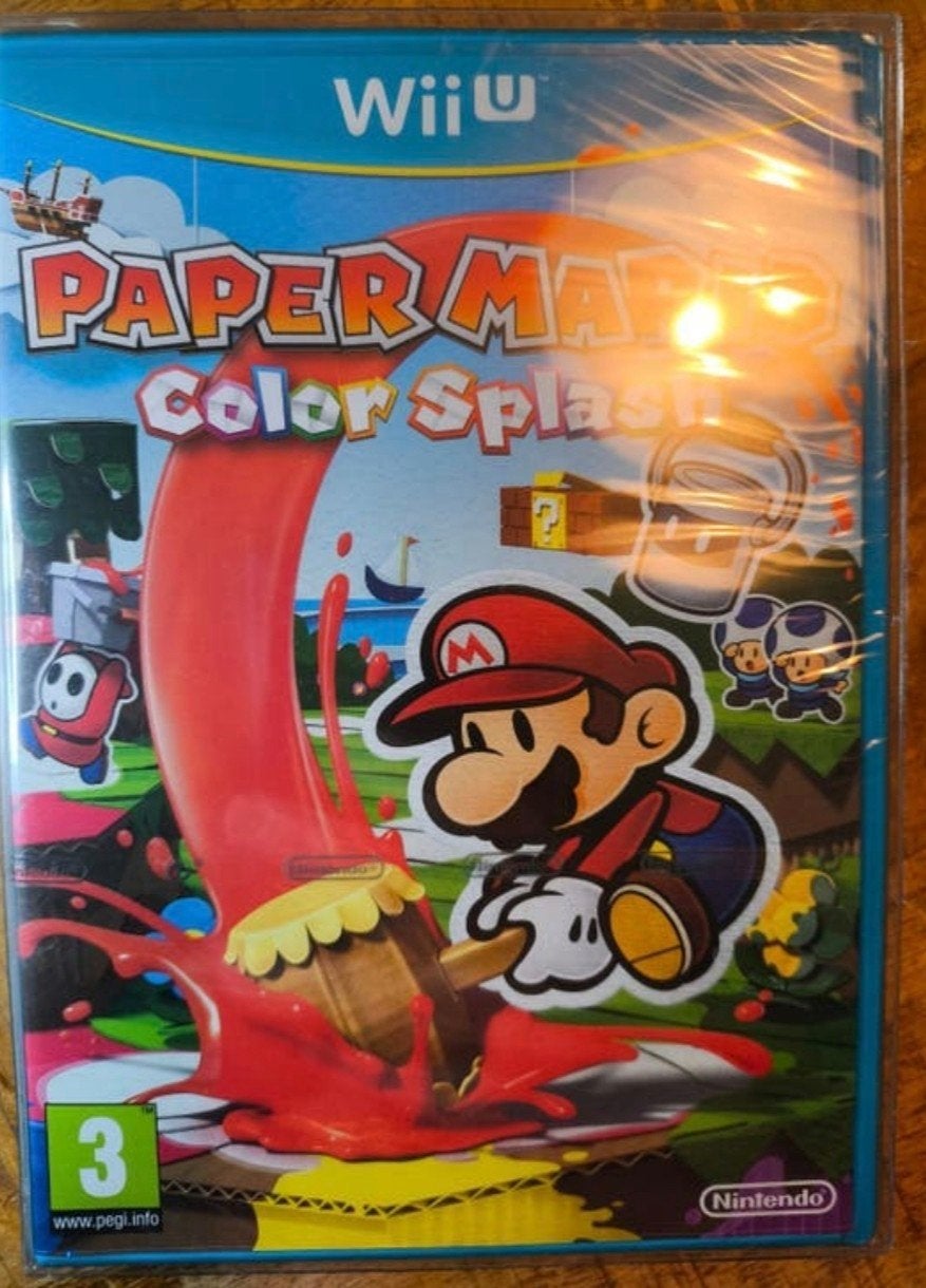 Paper Mario Color Splash - Nintendo WIIU * SEALED *!, Spelcomputers en Games, Games | Nintendo Wii U, 1 speler, Ophalen of Verzenden