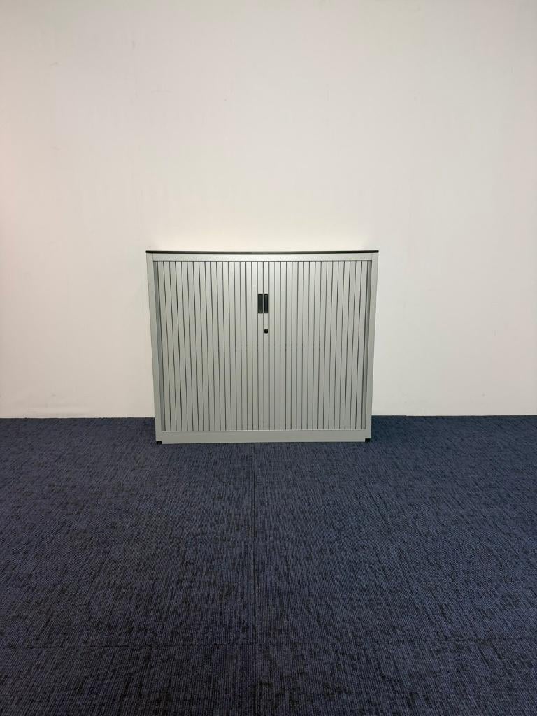 Roldeurkast Aspa, aluminium, H 105 x B 120 x D 47 cm., Huis en Inrichting, Bureaus, Ophalen, Gebruikt