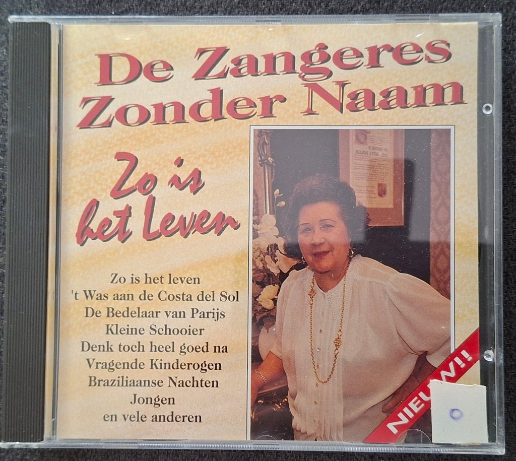 Zangeres Zonder Naam - Zo is het leven  (CD), Ophalen of Verzenden, Gebruikt, Levenslied of Smartlap