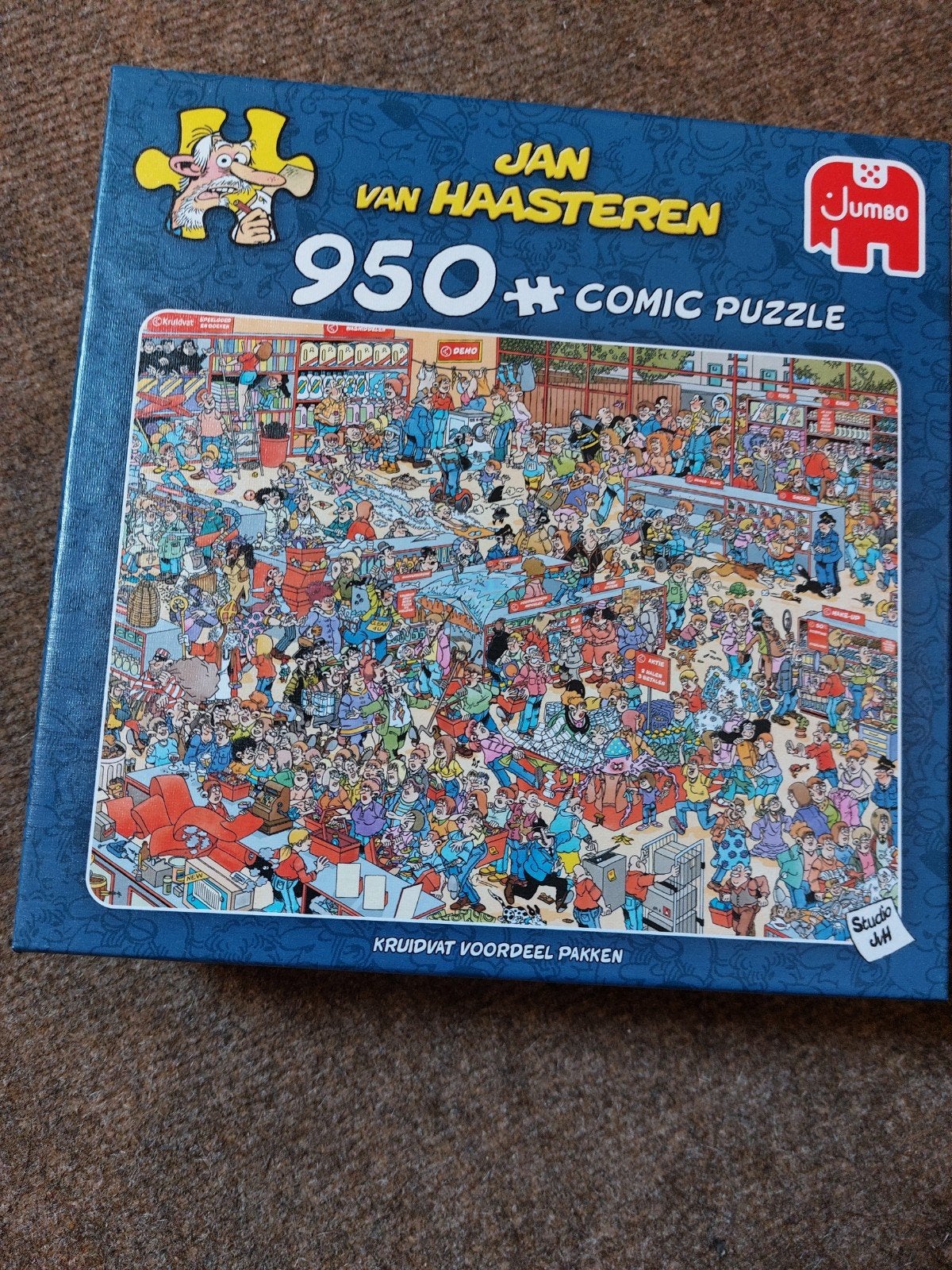 "Kruidvat voordeel pakken" puzzel, Ophalen of Verzenden, 500 t/m 1500 stukjes, Zo goed als nieuw, Legpuzzel