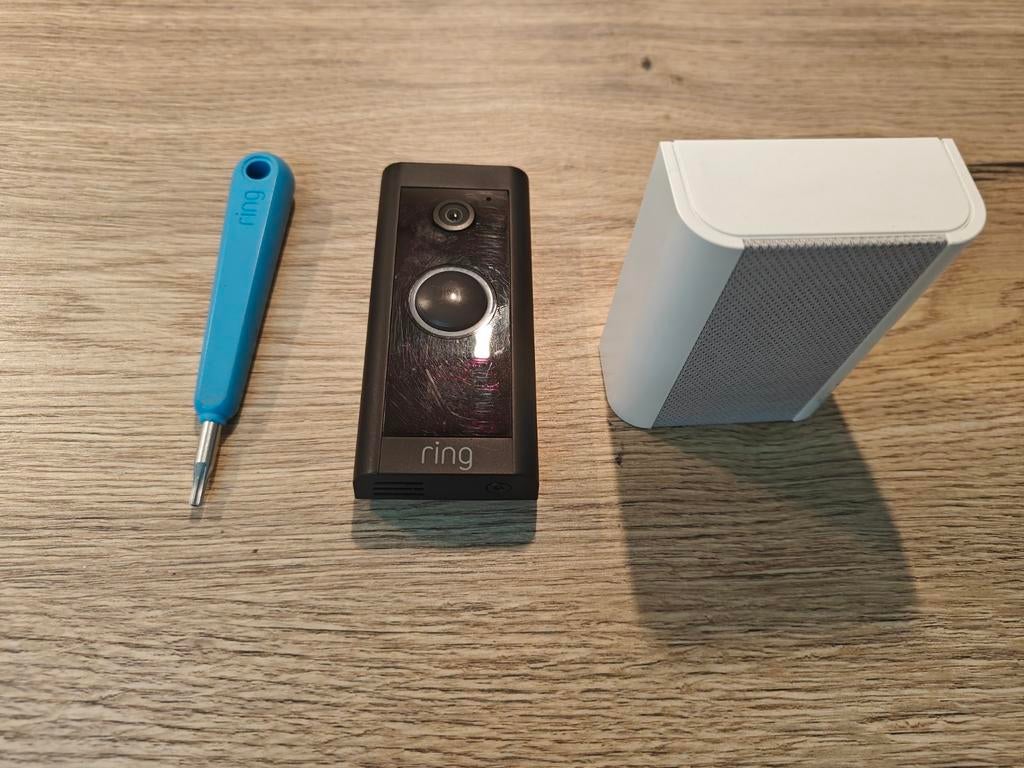 Ring Video Deurbel met Chime (Gong) - Vaste Voeding, Huis en Inrichting, Deurbellen, Ophalen of Verzenden