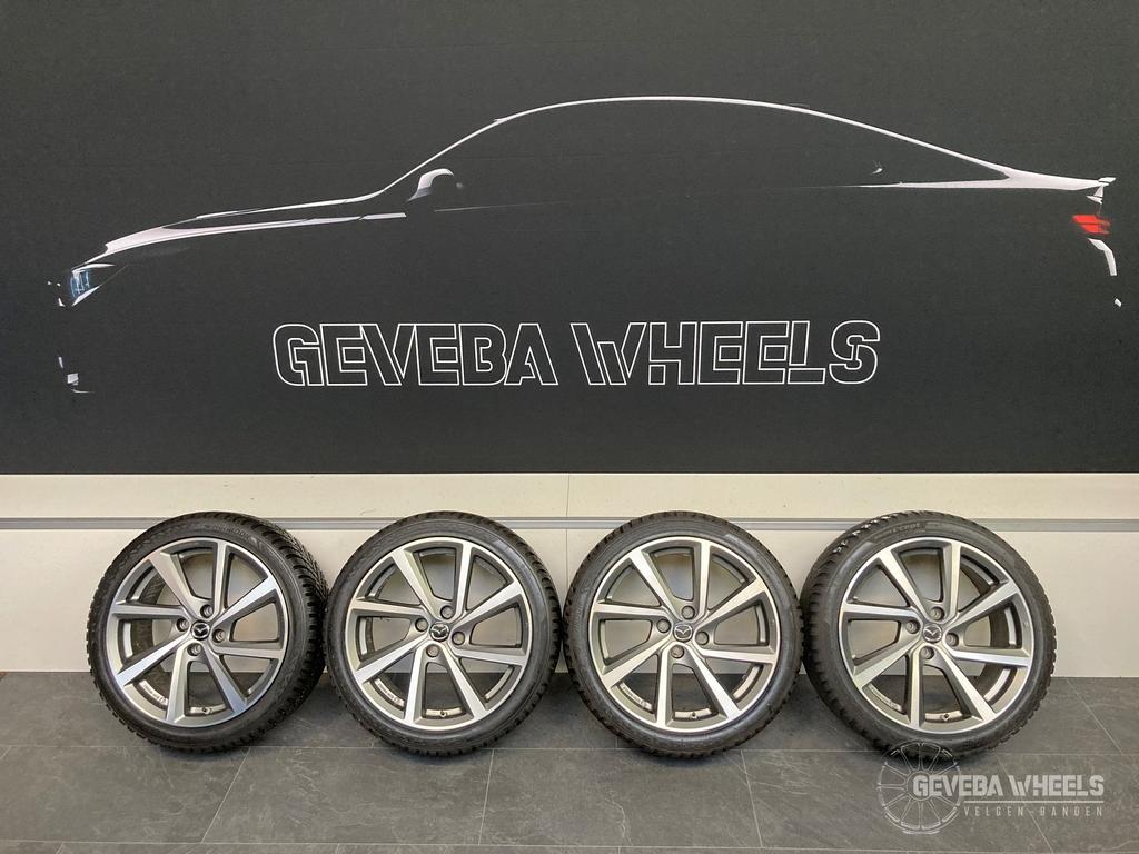 17” originele Mazda MX5 velgen + winterbanden 4x100 NA1P-V3-, Auto-onderdelen, Banden en Velgen, Gebruikt, -, -, Banden en Velgen