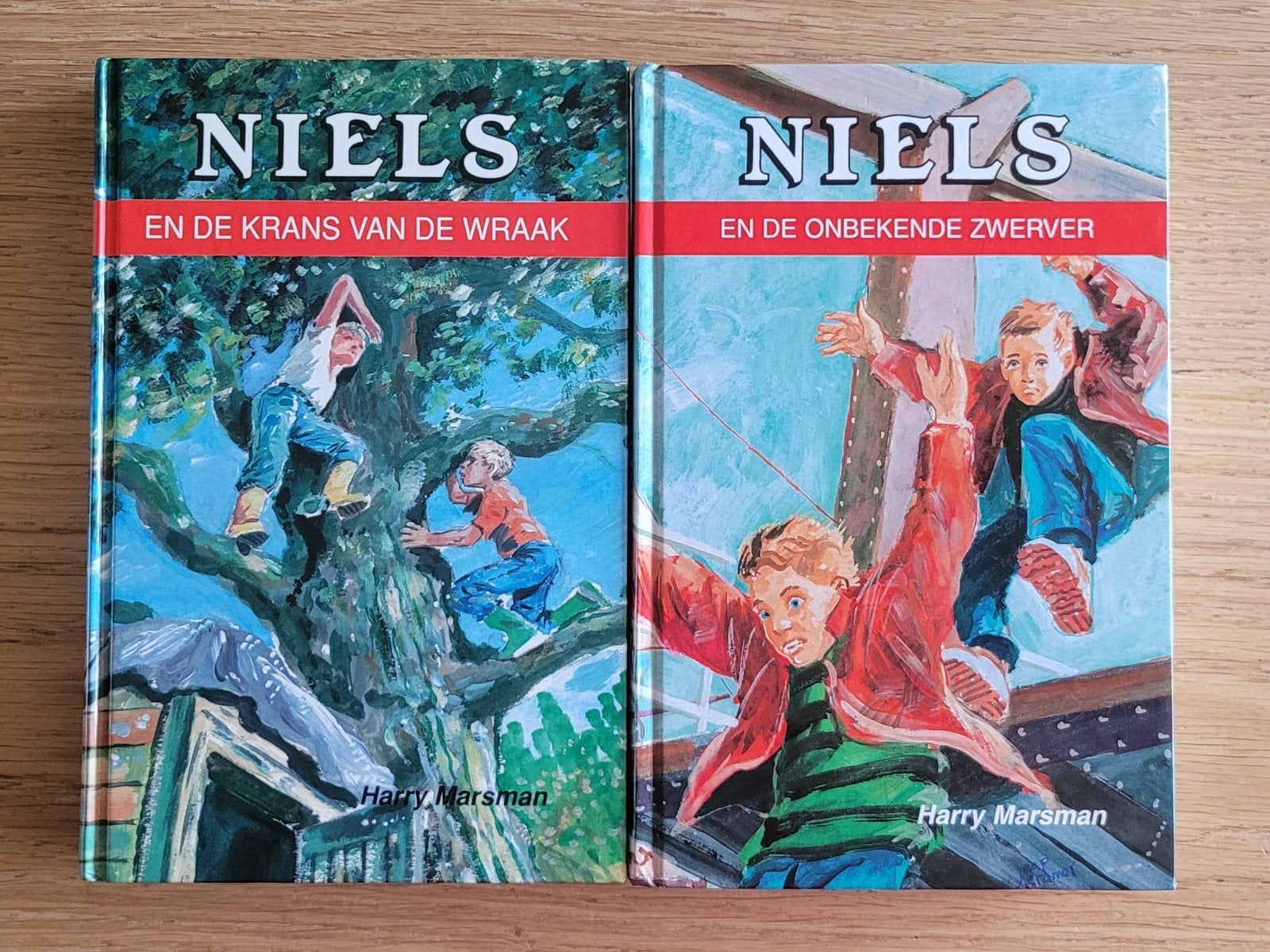 2x NIELS-serie, Harry Marsman, spannend chr. IZGS samen €5,-, Ophalen of Verzenden, Gelezen
