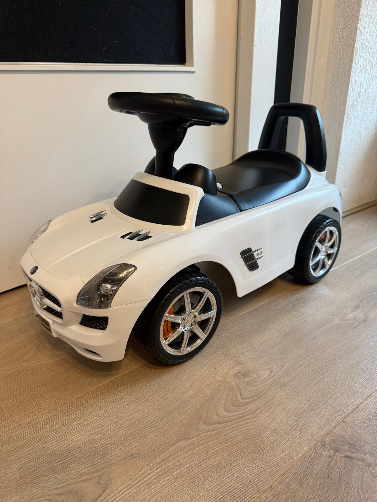 Eco Toys Mercedes-Benz Loopauto Wit, Ophalen, Zo goed als nieuw, Loopvoertuig