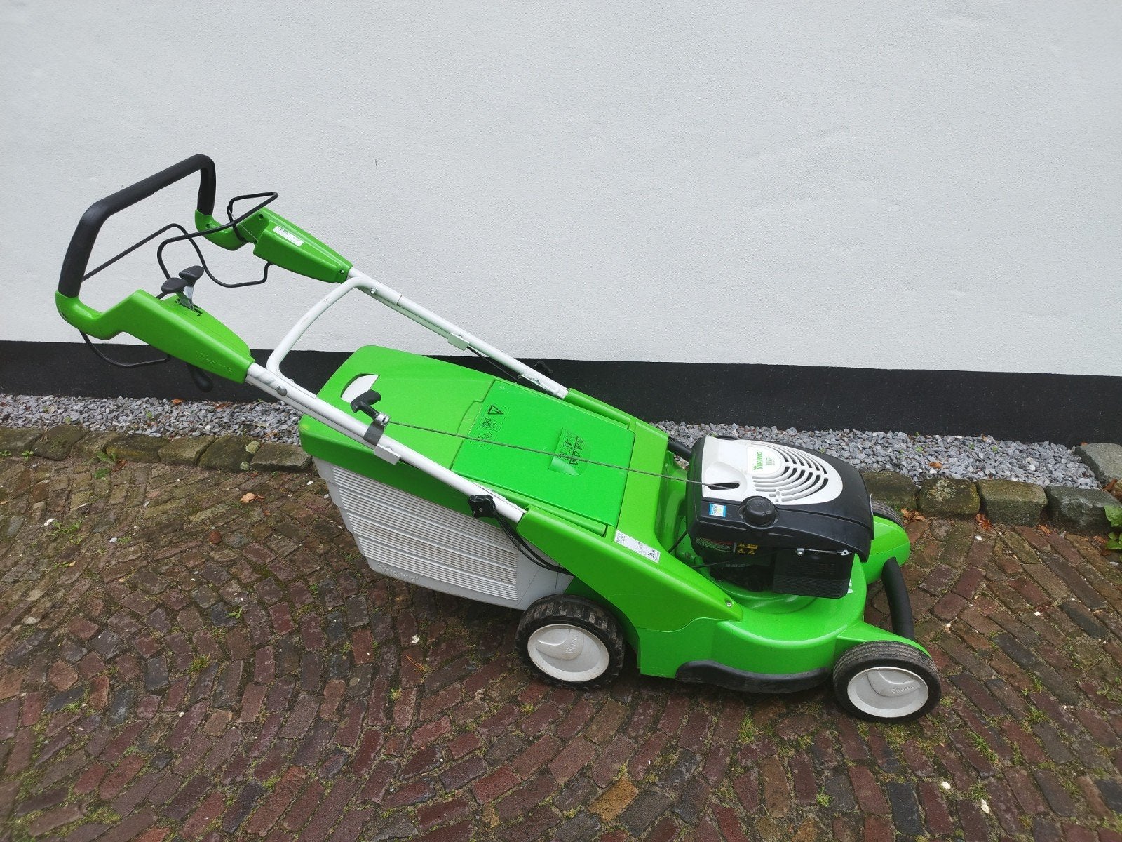 Stihl/Viking MB 650 VS Benzine Grasmaaier, Gebruikt, Benzine-grasmaaier, 50 cm of meer, Opvangbak