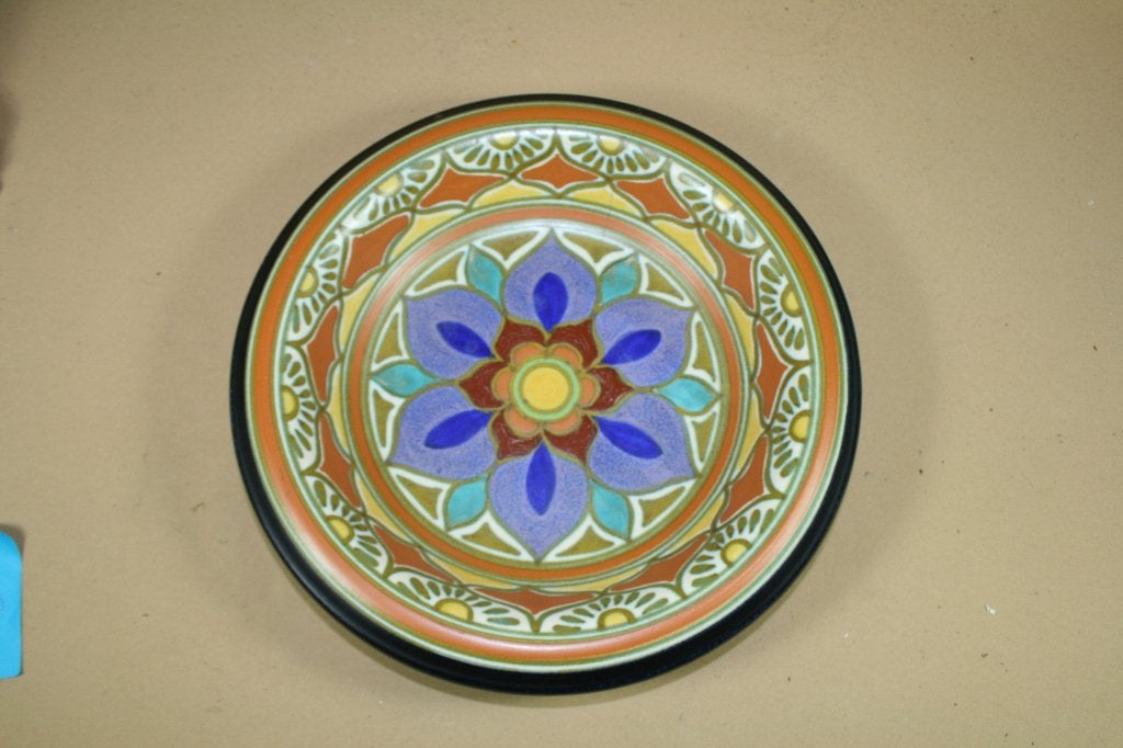 Gouda plateel wandbord 29,5 cm, Antiek en Kunst, Ophalen of Verzenden