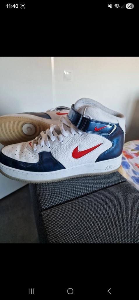 Nike Air Force high heren, Wit, Ophalen of Verzenden, Zo goed als nieuw, Nike Air Force