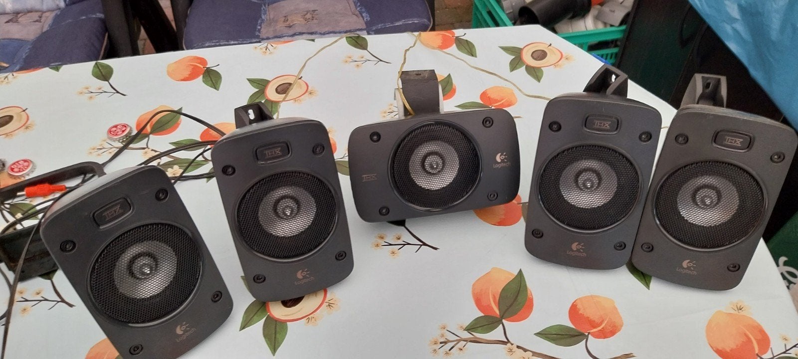 logitech thx speakers, Geschikt voor surround/home cinema, Gebruikt, Logitech, Ophalen of Verzenden