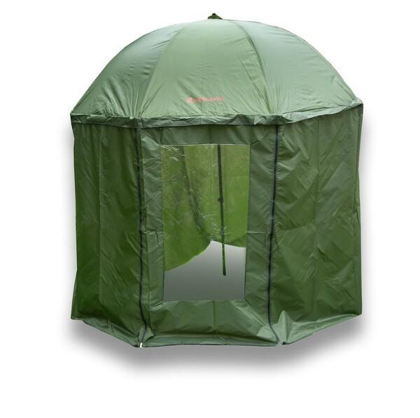 Vispaparaplu Ultimate Full Screen Umbrella 60" NIEUW, Watersport en Boten, Hengelsport | Karpervissen, Ophalen, Nieuw, Complete set