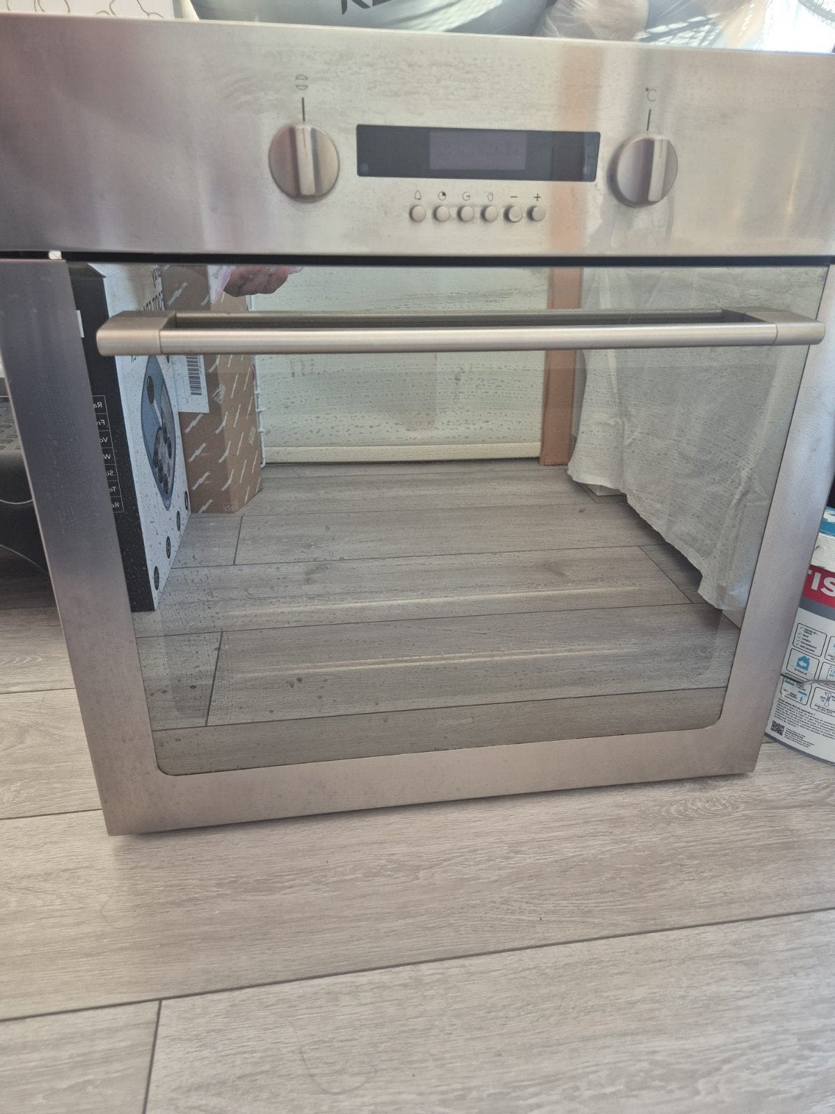 Pelgrim OKW695 RVS, Witgoed en Apparatuur, Ovens, Ophalen, Gebruikt, Hete lucht, 60 cm of meer
