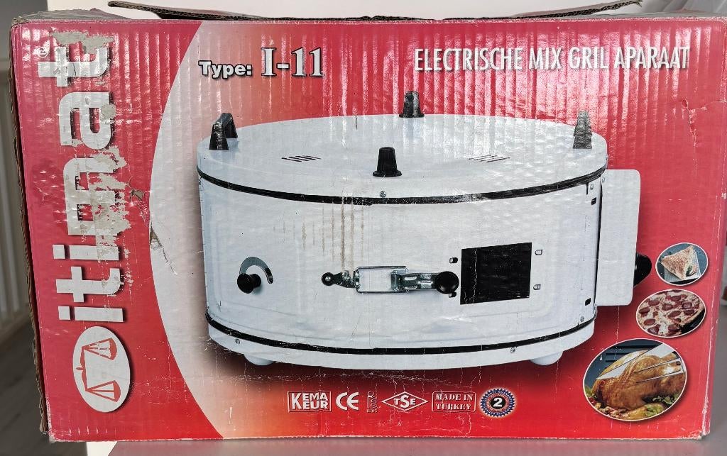 Itimat Elektrische oven i11, Witgoed en Apparatuur, Ovens, Minder dan 45 cm, Nieuw, Ophalen of Verzenden, Oven met grill