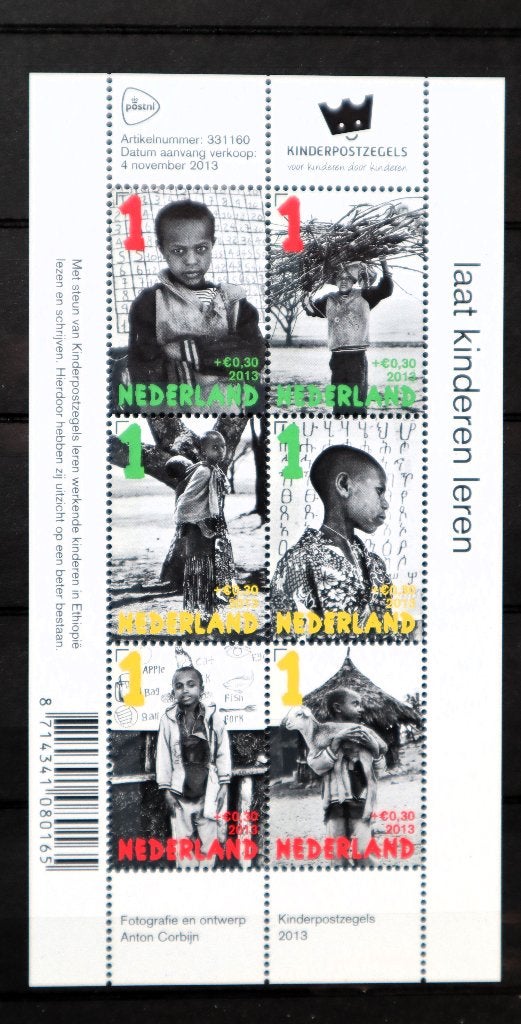 Nederland kinderpostzegels 2013, Ophalen, Na 1940, Postfris