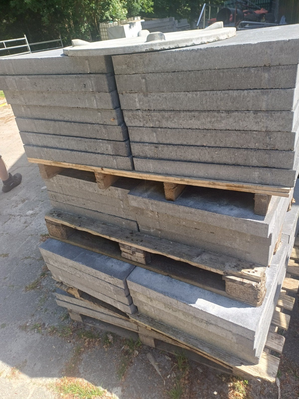 Beton tegels 60x60 nieuw, Tuin en Terras, Tegels en Klinkers, Nieuw, Ophalen of Verzenden, 10 m² of meer, Beton