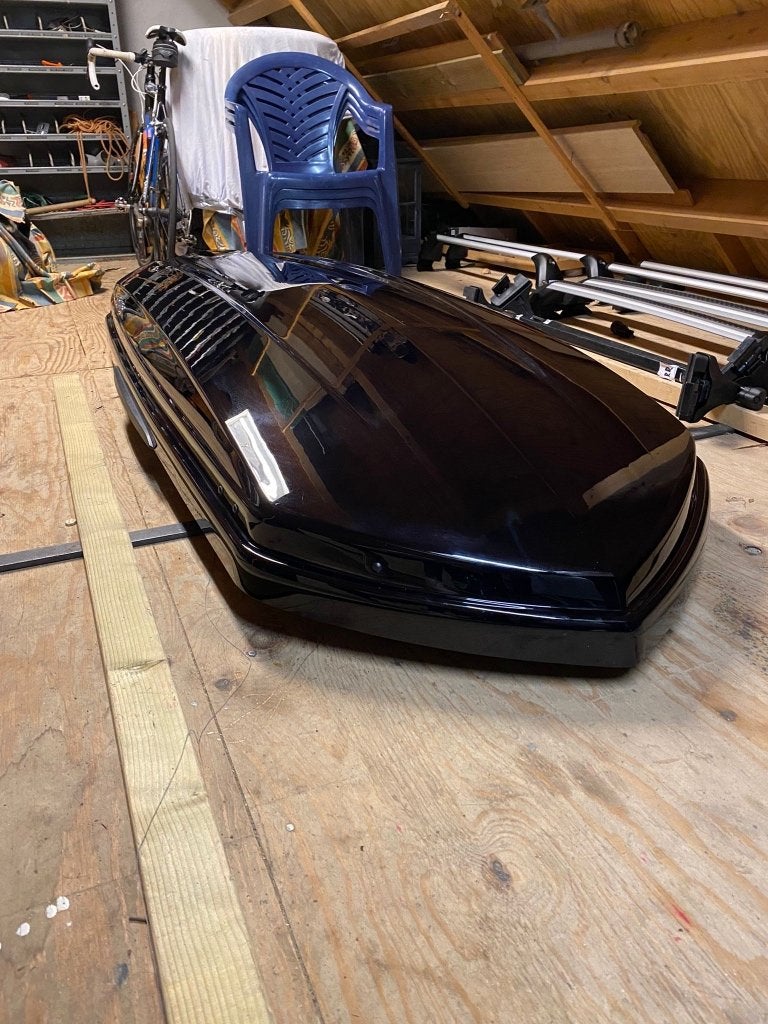Volvo space desgin 420 dakkoffer, Ophalen, Gebruikt
