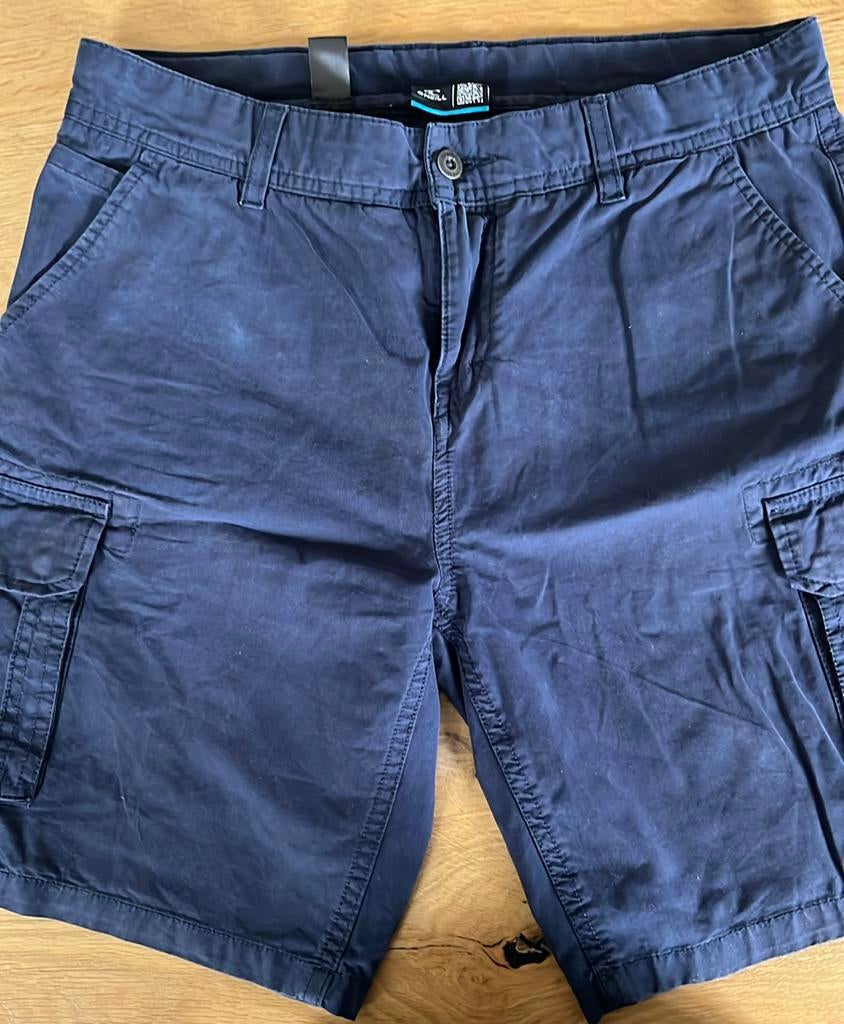 O’Neill cargo short d. blauw mt S, Kleding | Heren, Ophalen of Verzenden, Zo goed als nieuw, Maat 46 (S) of kleiner, Blauw
