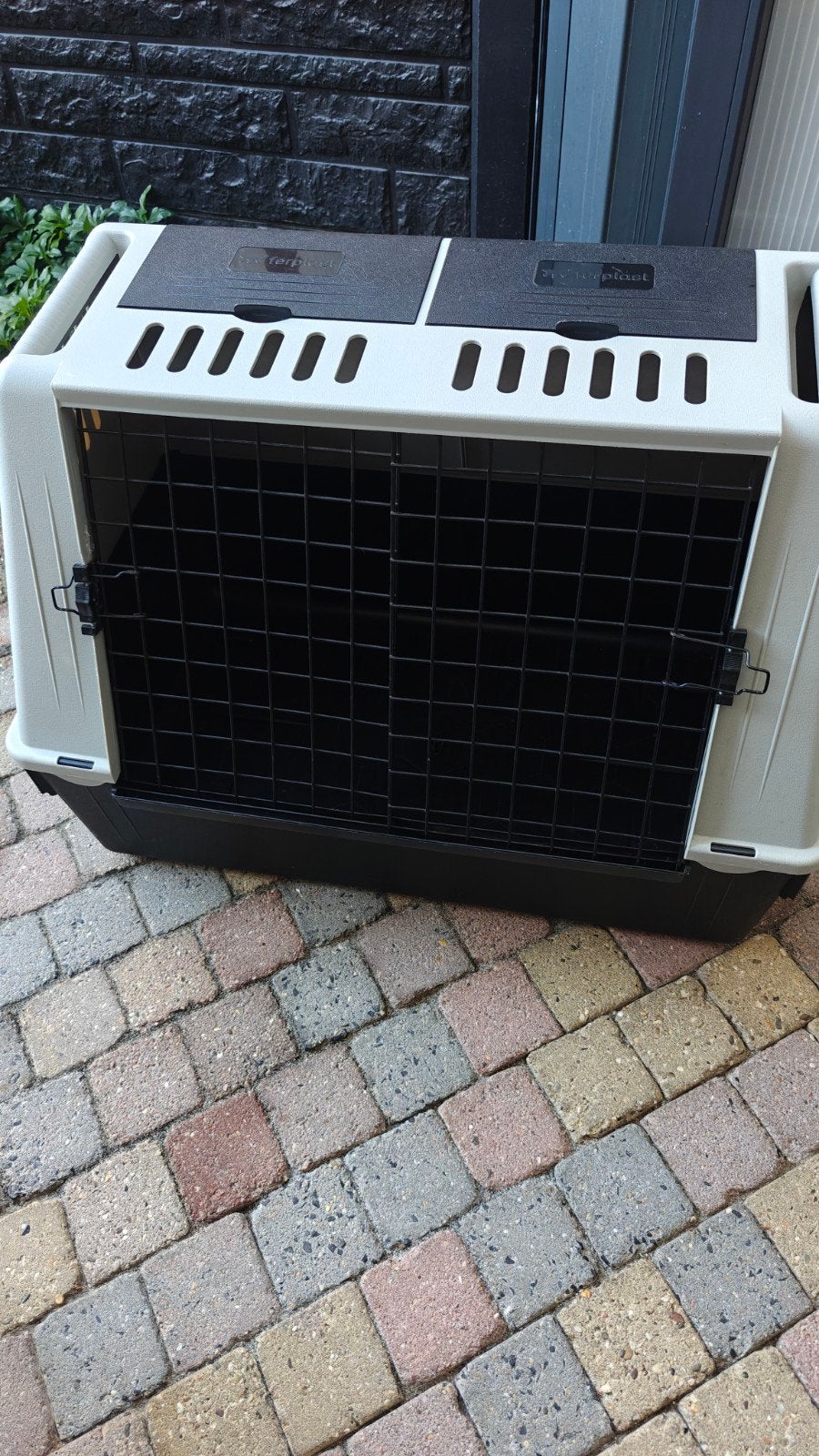 Honden bench, transportbox, Dieren en Toebehoren, Ophalen, Zo goed als nieuw