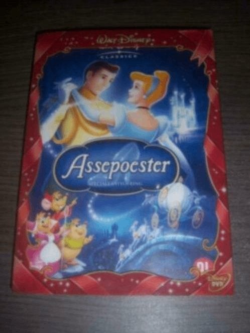 Walt Disney Classics Assepoester met kunststof schuifhoes, Tekenfilm, Verzenden, Nederlands, Nederlands