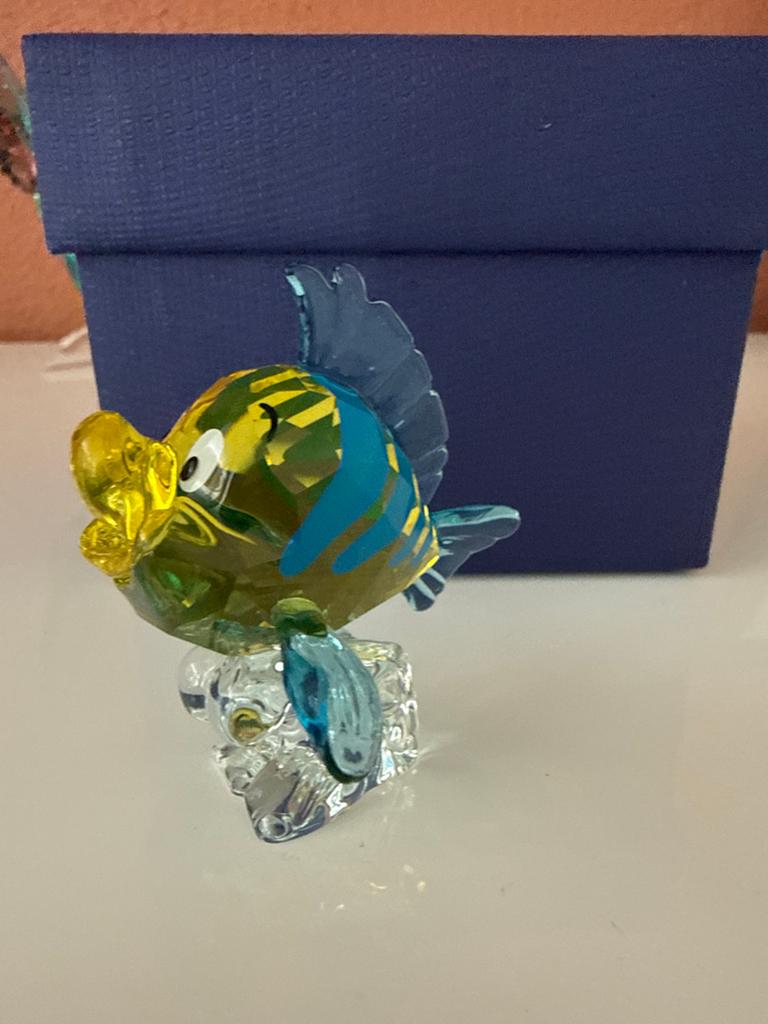 Swarovski Botje (Flounder) - De Kleine Zeemeermin, Ophalen of Verzenden, Zo goed als nieuw, Figuurtje