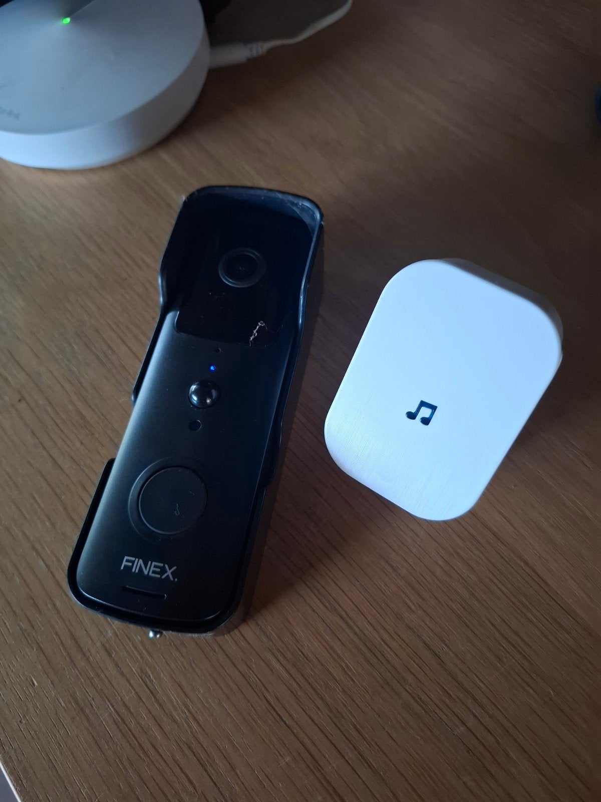 Finex Draadloze Video Deurbel met Chime, Ophalen of Verzenden, Ingebouwde camera, Zo goed als nieuw, Draadloos
