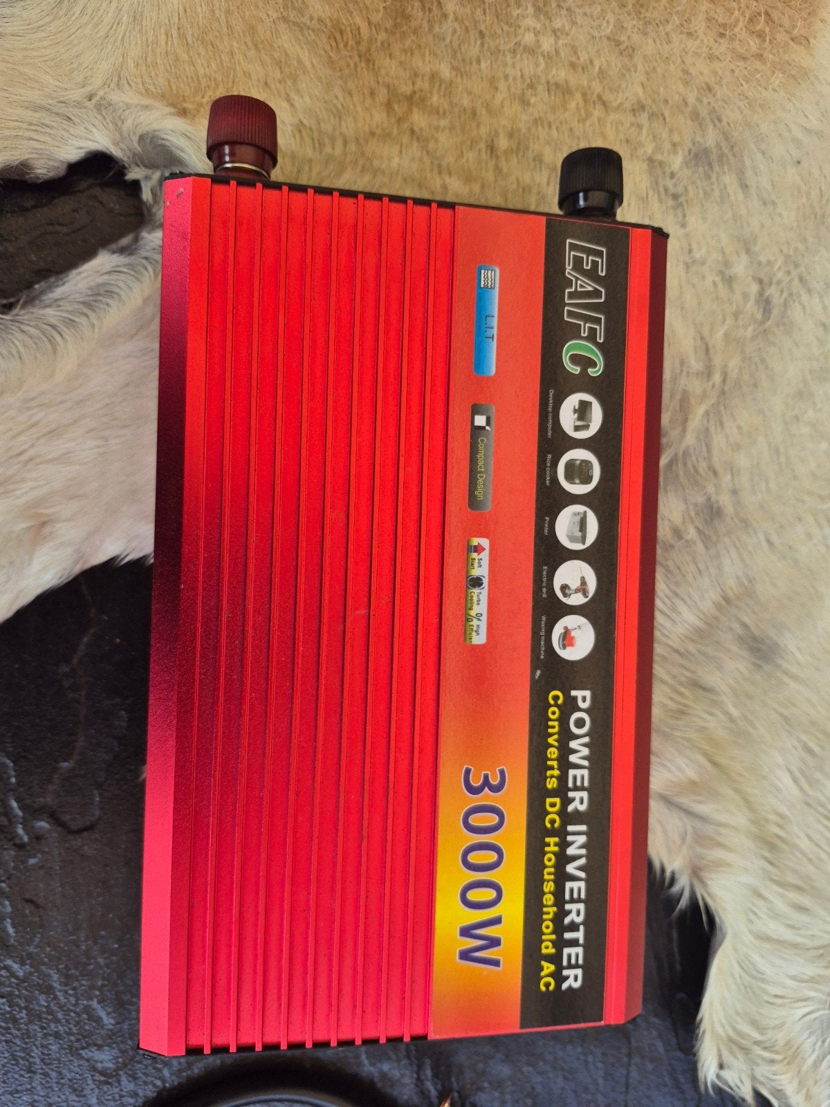 EAFC 3000W Power Inverter - DC naar AC Omvormer, Doe-het-zelf en Verbouw, Elektra en Kabels, Ophalen, Zo goed als nieuw, Overige merken